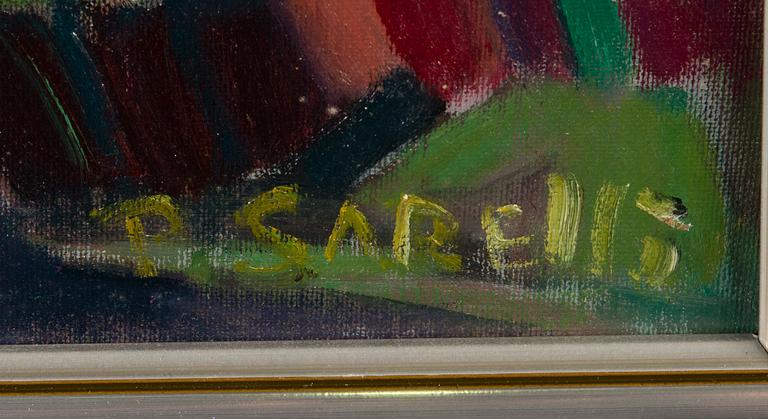 PAAVO SARELLI, oil on canvas board, signed and dated -85.