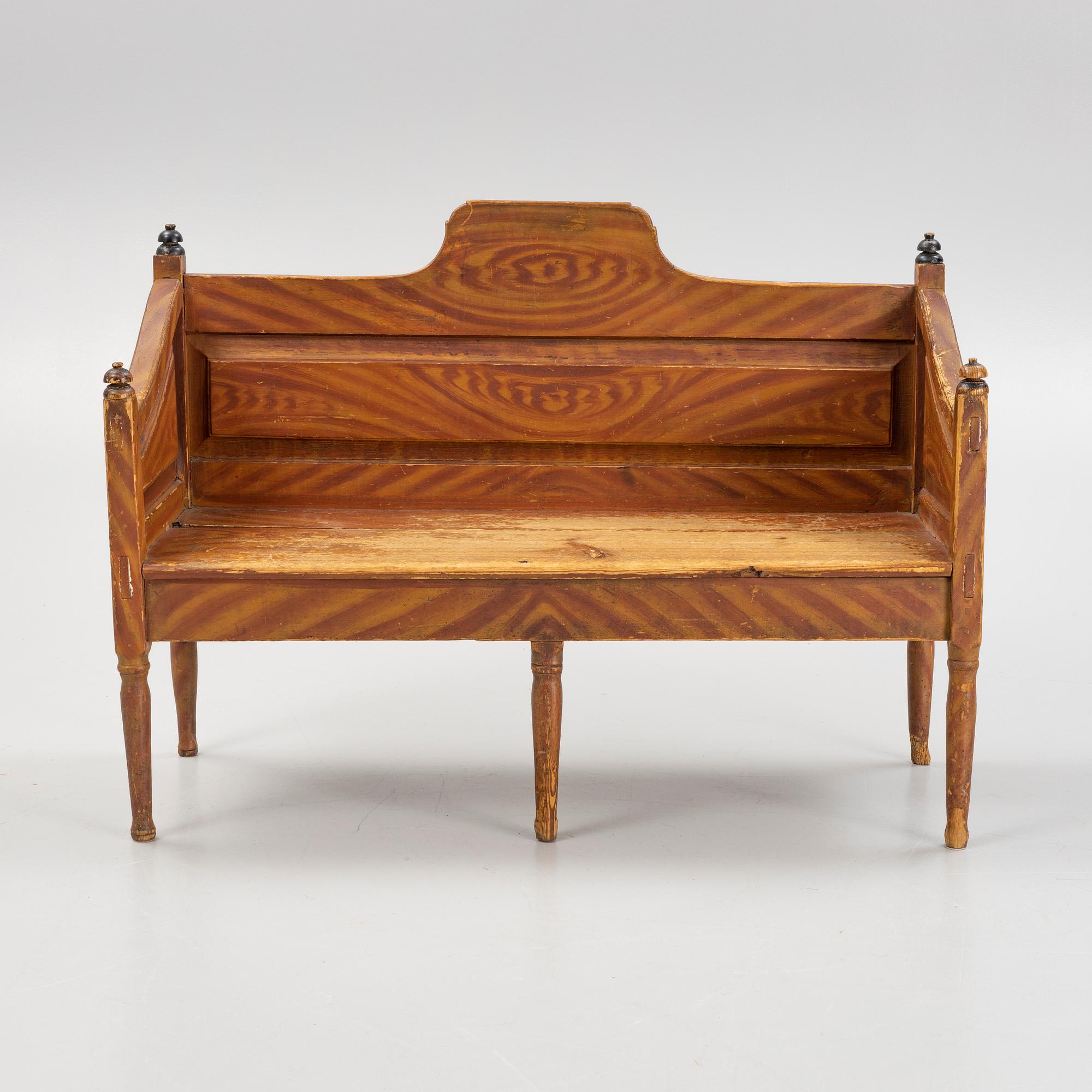 Soffa, allmoge, 1800-tal.
