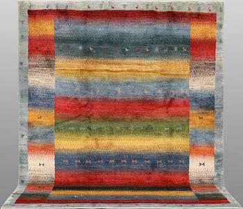 A Gabbeh rug, c. 288 x 207 cm.