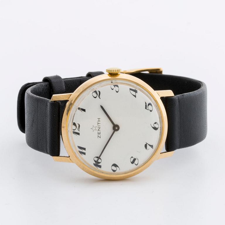 Zenith armbandsur 18 K guld 33 mm.