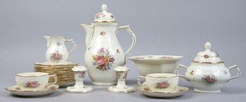 MOCCASERVIS, 18 delar, porslin, Rosenthal.