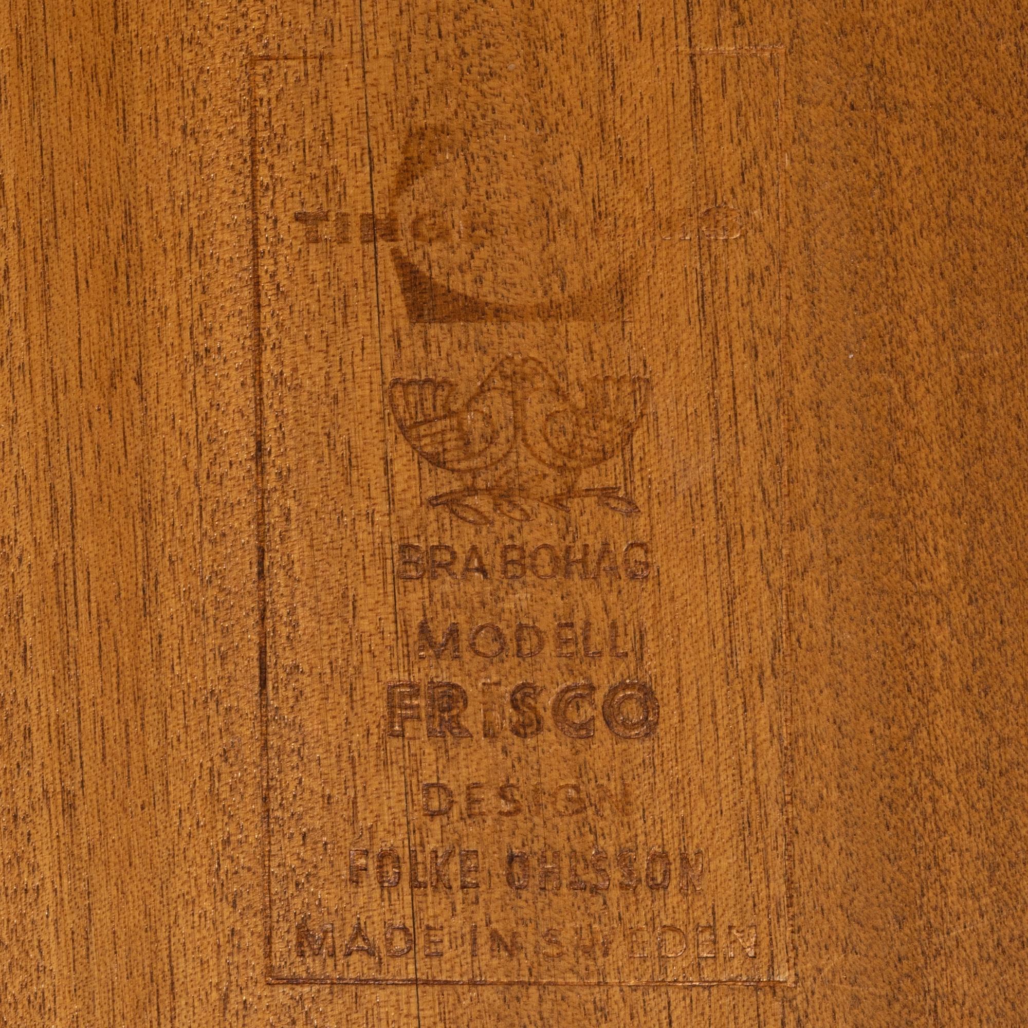 Folke Ohlsson, a teak veneered 'Frisco' coffee table, Tingströms,