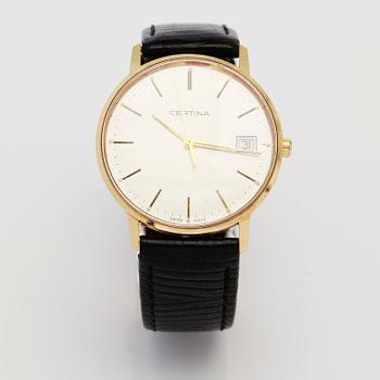 ARMBANDSUR, 18K guld, Certina, 1900-talets andra hälft.