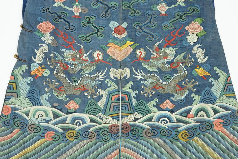 Kejserlig rock, Jifu, kesi. Qingdynastin, 1800-tal.