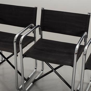 BÖRJE LINDAU & BO LINDEKRANTZ, regissörstolar, 3 st, "X75-2", Lammhults, 1900-talets andra hälft.