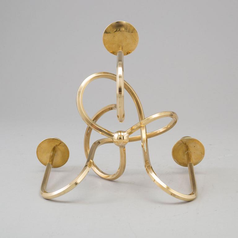 JOSEF FRANK, a brass candelabra.