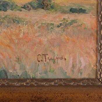 CARL TRÄGÅRDH, olja på duk, signerad.