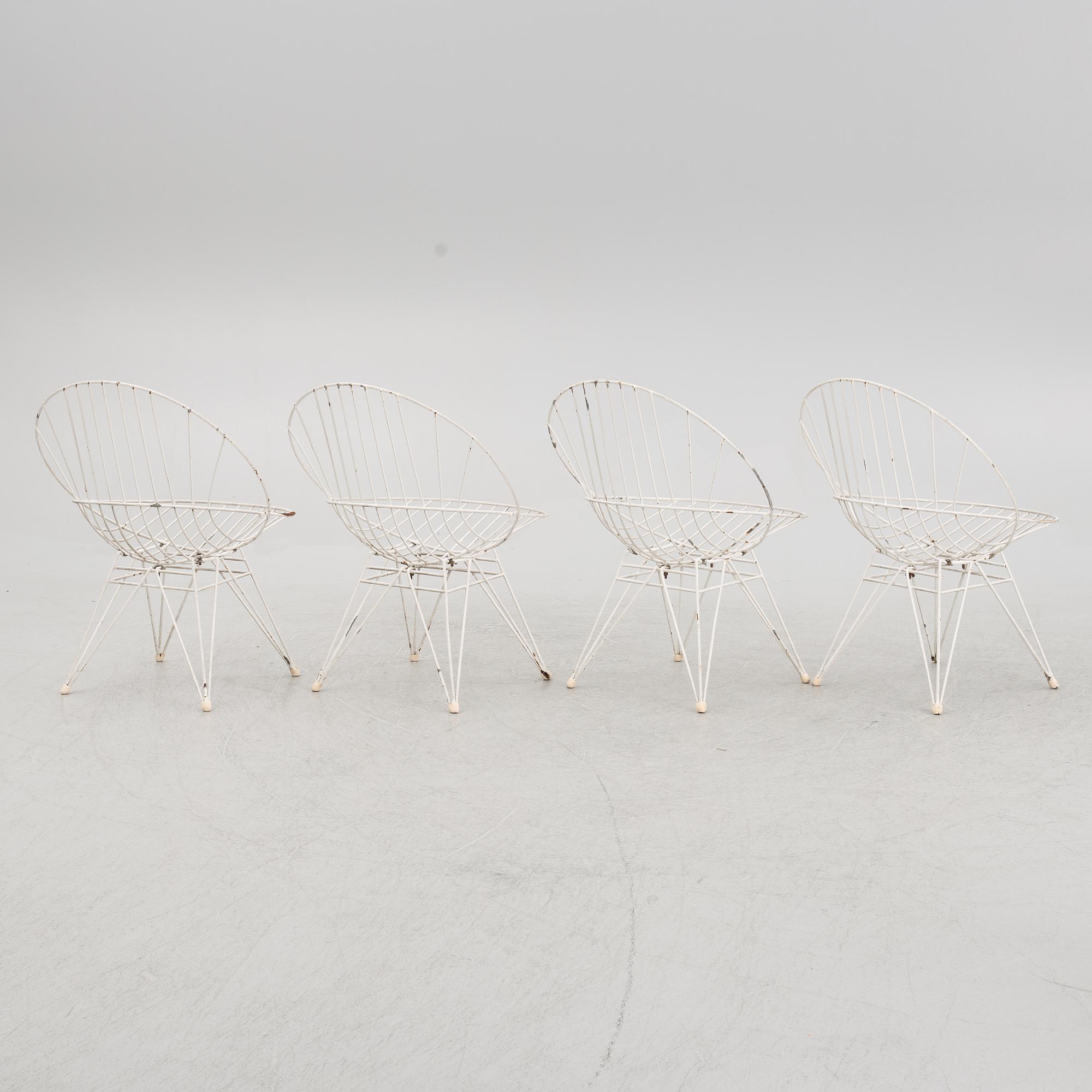 Cees Braakman, a set of 4 chairs, Pastoe, Netherlands, second half of the 20th century.