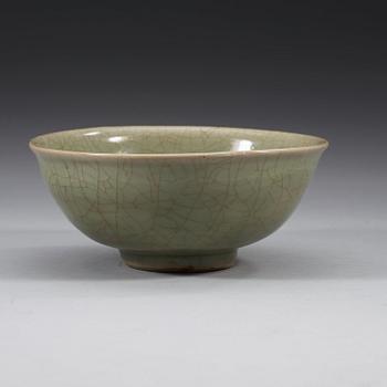 A celadon bowl, Ming dynasty (1368-1644).