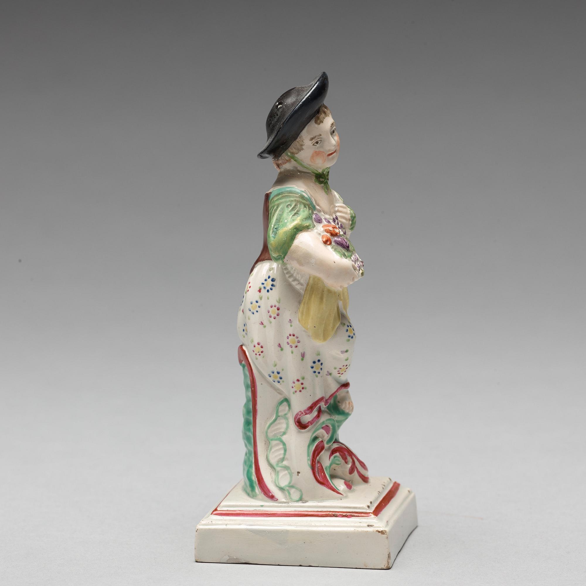 FIGURIN, flintgods. England, omkring 1800.