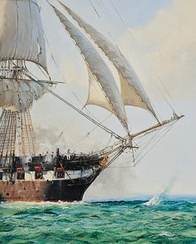 Barry Mason, "Shannon" in battle with "Chesapeake".
