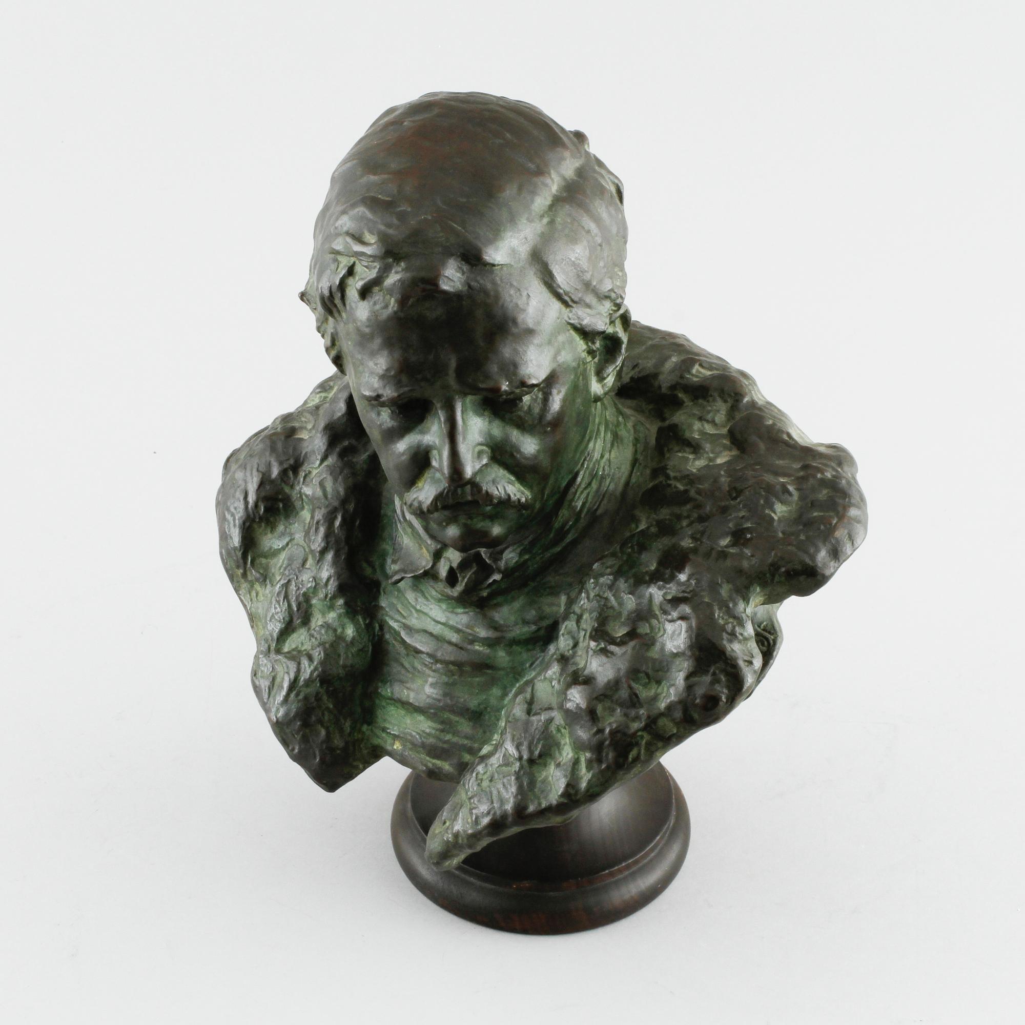 INGEL FALLSTEDT, a bronze sculpture, signed.