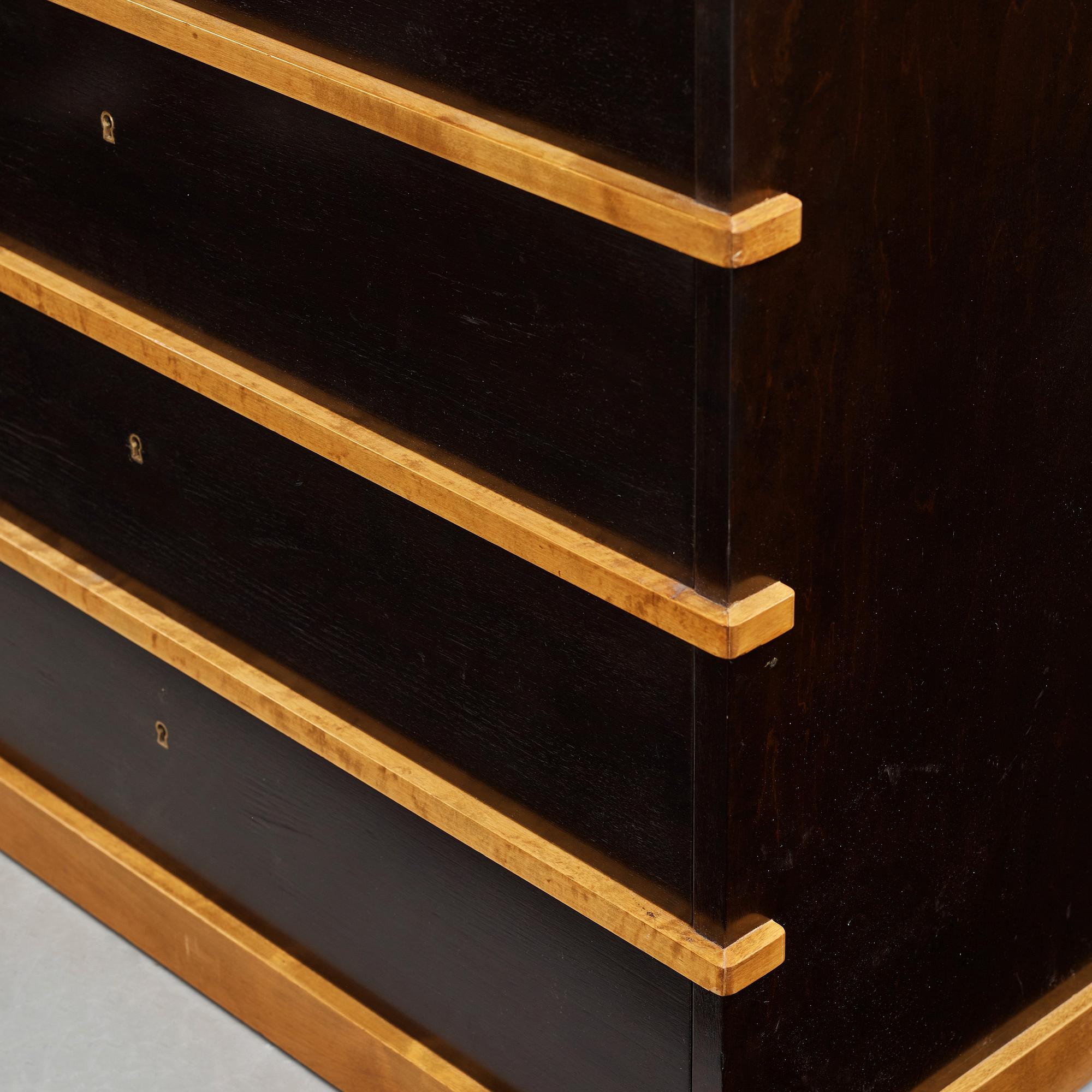 Axel Einar Hjorth, an "Oh Boy" chest of drawers for Nordiska Kompaniet, Sweden, designed in 1929.