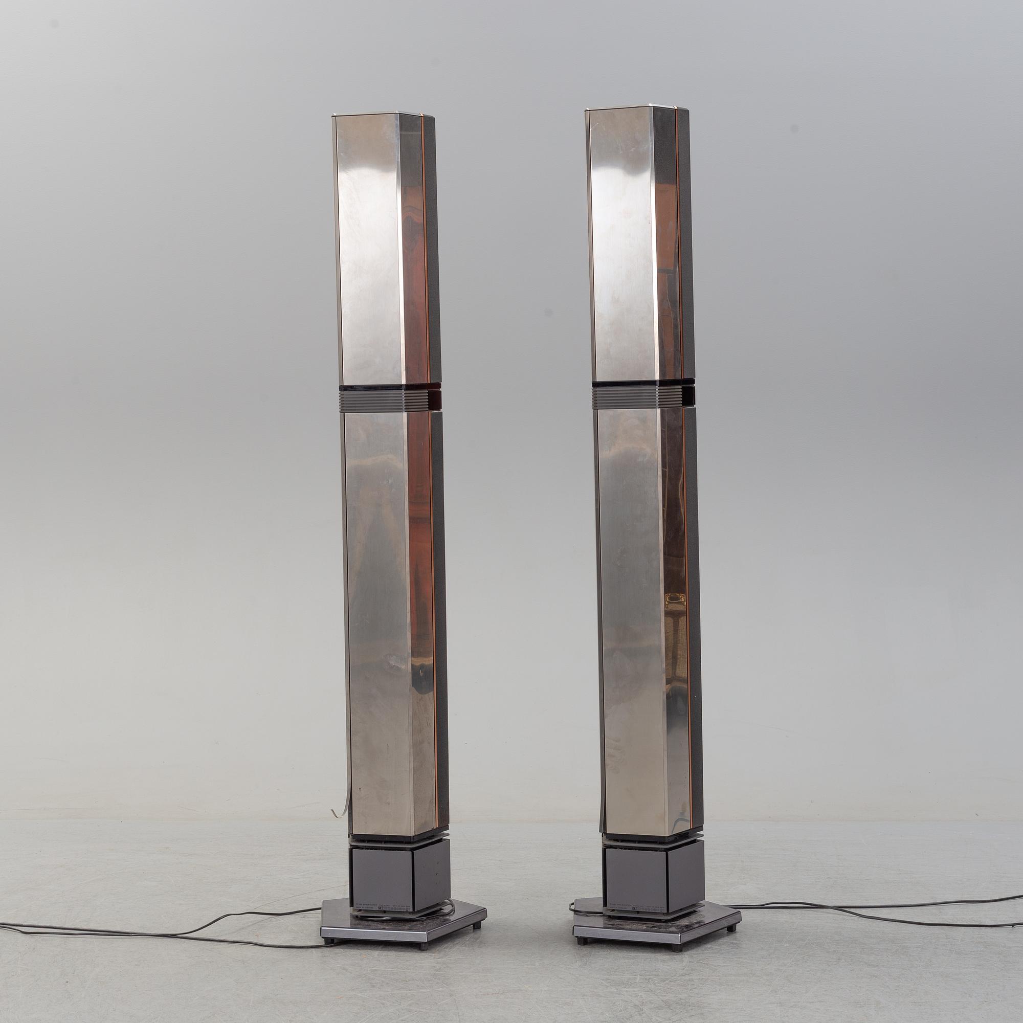 HÖGTALARE, ett par, Bang & Olufsen, Danmark, 1980-tal.