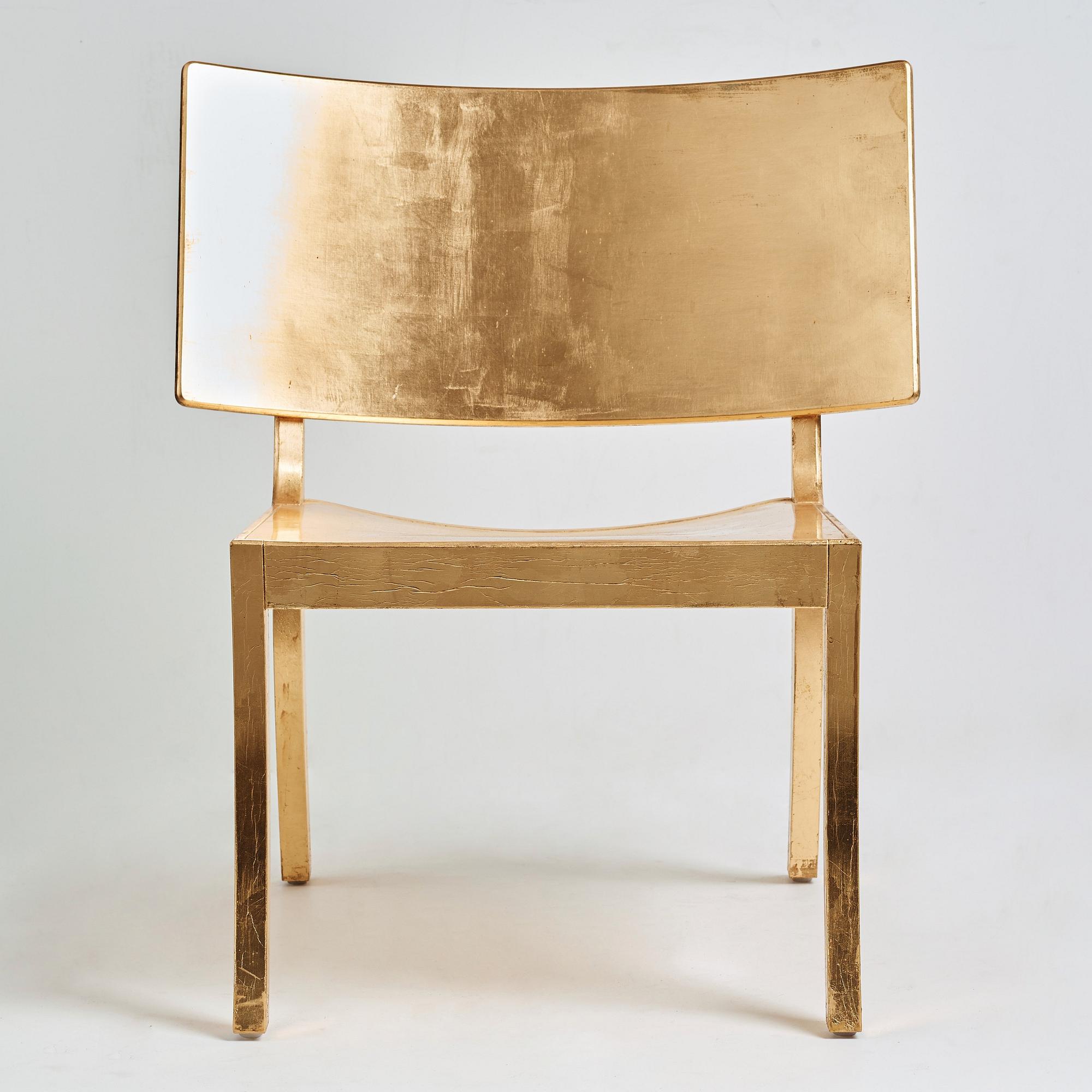 Fredrik Mattson, "TBC (The Black Chair Collection)" a chair, executed in a limited edition, nr 19/22 for Blå Station, Sweden 2008.