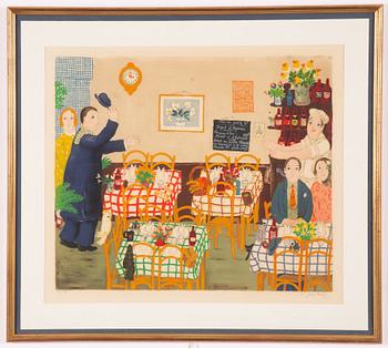 Lennart Jirlow, "Restauranginteriör".