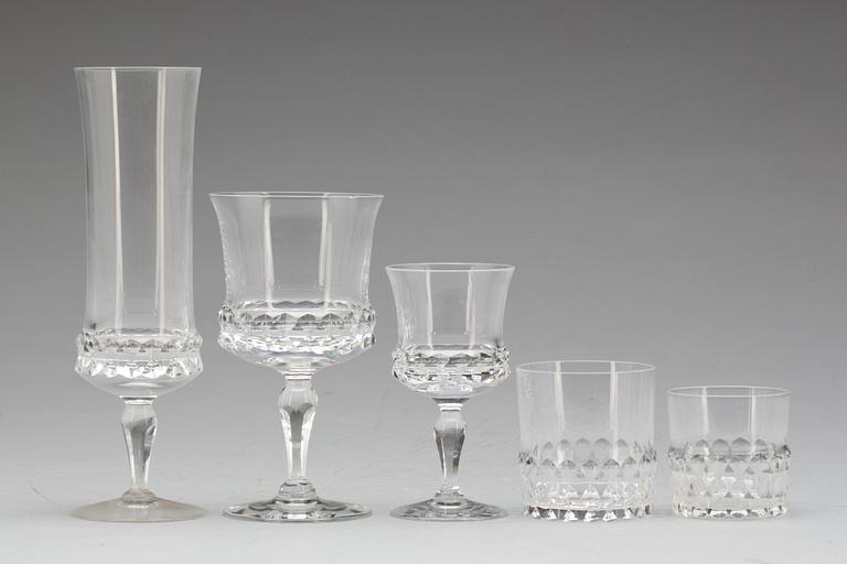GLASSERVIS, 57 delar, "Silvia", Ingeborg Lundin, Orrefors.