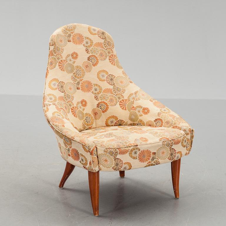 FÅTÖLJ, "Liten Eva" ur serien "Paradiset", Kerstin Hörlin Holmquist, NK:s Triva-serie, 1900-talets andra hälft.