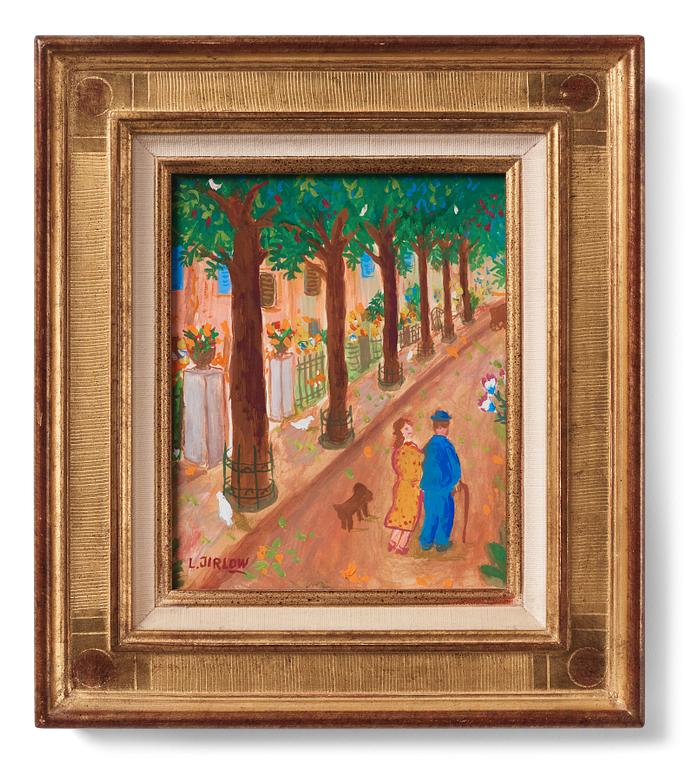 Lennart Jirlow, "Promenad i eftermiddagssolen".