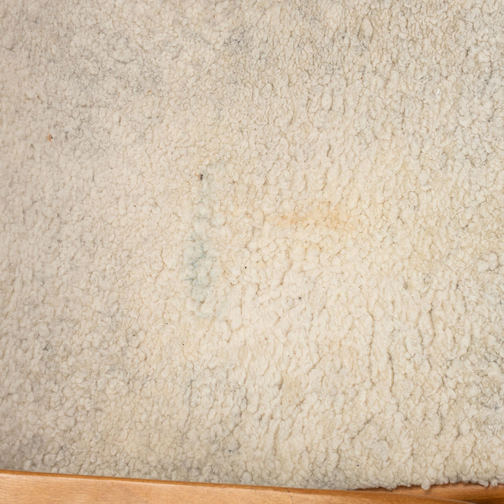 Yngve Ekström, fåtölj med fotpall, "Lamino", Swedese, Vaggeryd.