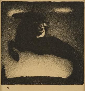John Bauer, "Troll", de kompletta 10 osignerade litografierna ur sviten.