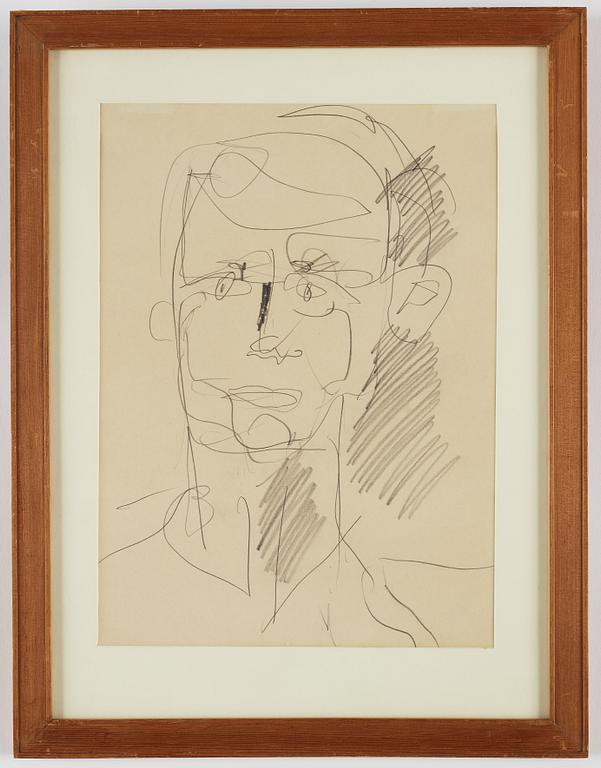 SIRI DERKERT, blyertsteckning.