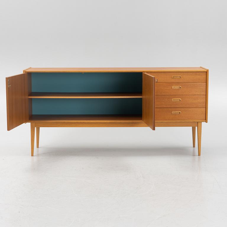 A teak veneered sideboard, 1960s.