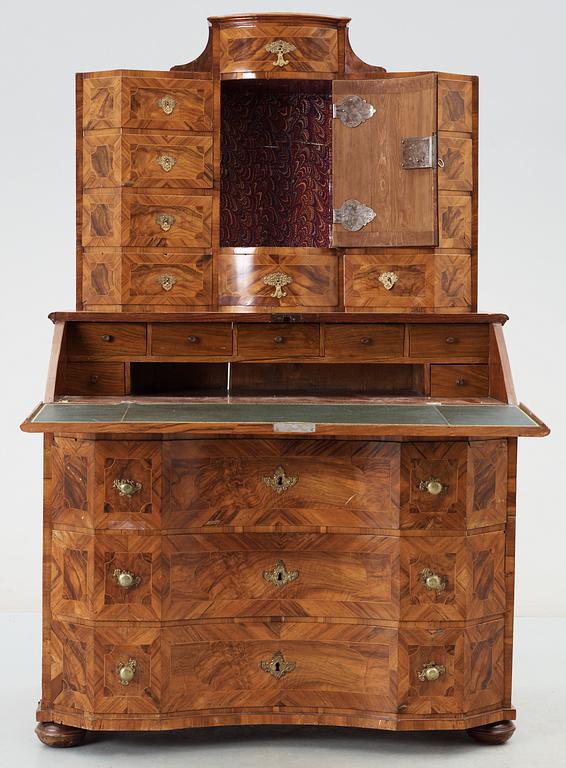 A German late Baroque 18th century Tabernakelschrank.