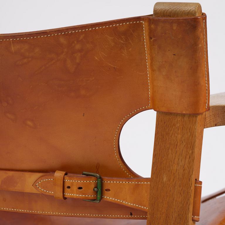 Børge Mogensen, a pair of armchairs, "The Spanish Chair", model 226, Fredericia Stolefabrik, Denmark 1960s.