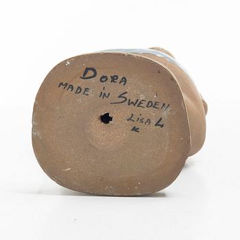 Lisa Larson, figurin, "Dora" ur ABC-flickorna, Gustavsberg.