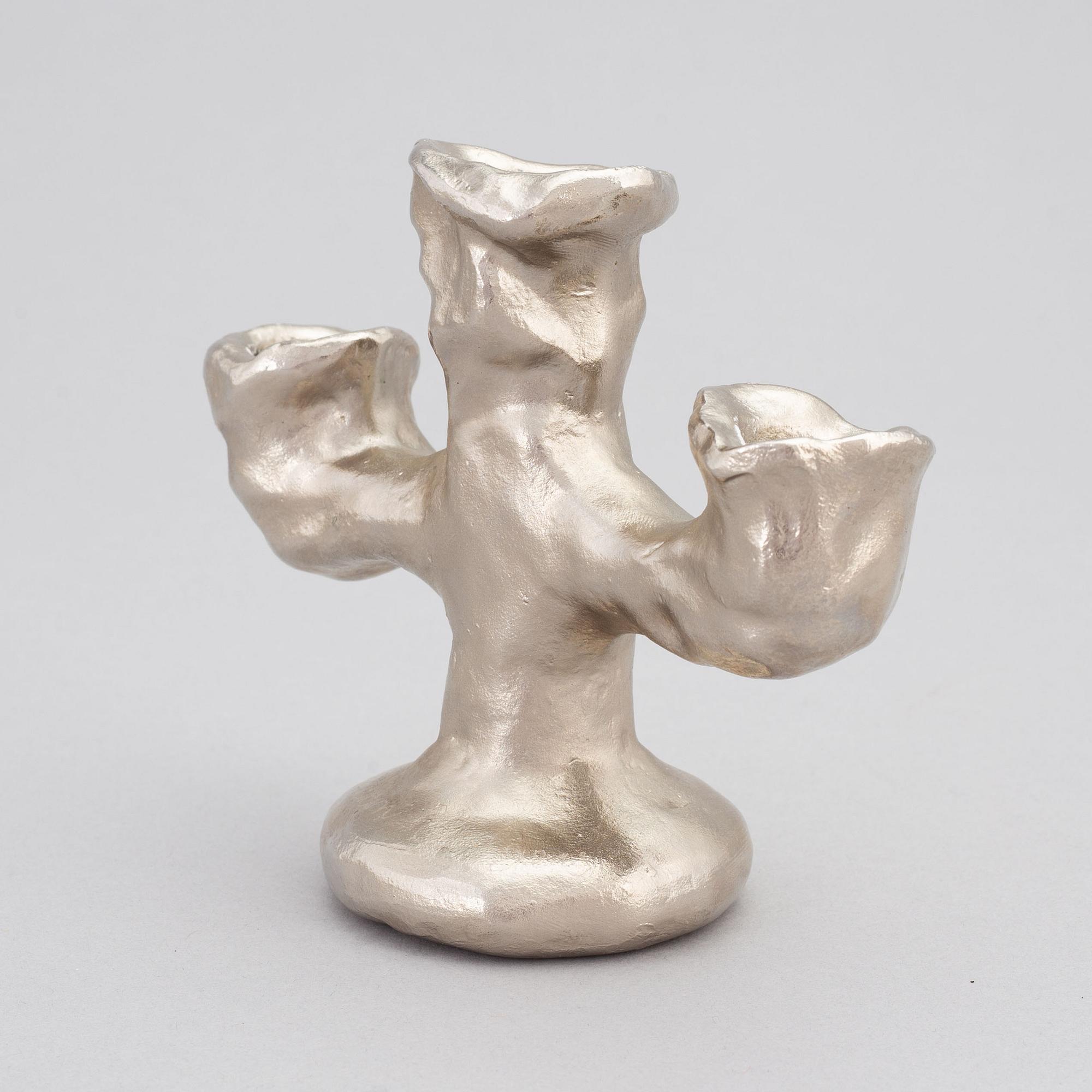 Dan Wolgers, skulptur/kandelaber, brons, signerad.