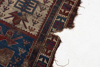 A, antique Shavak fragment, Tunceli region, eastern Anatolia, approx. 270 x 95 cm.