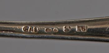 STRÖSKED och FAT, silver, GAB 1927 resp Köpenhamn 1902.