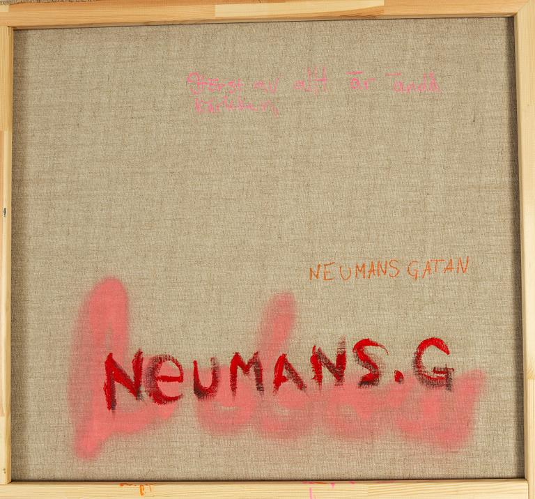 Bobo Wallmansson, oil on canvas, signed verso.