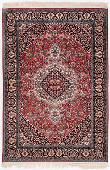 Carpet, silk Ghom,  179 x 122 cm.