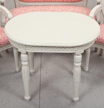 SALONGSGRUPP 4 delar, FÖR BARN. Gustaviansk stil, 1900-talets slut.