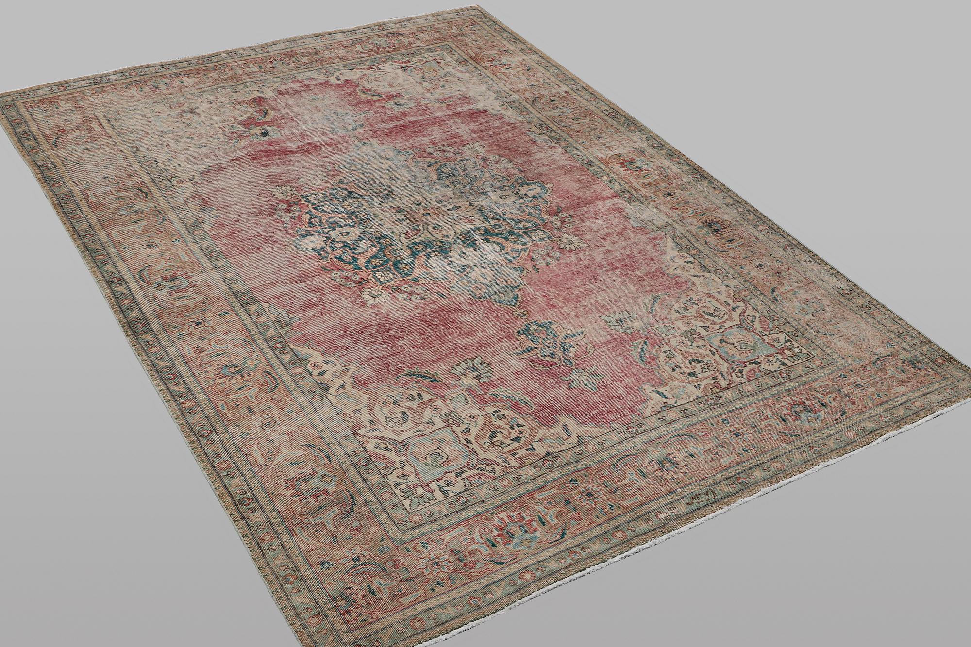 Matta, Persisk, Vintage design, ca 294 x 195 cm.