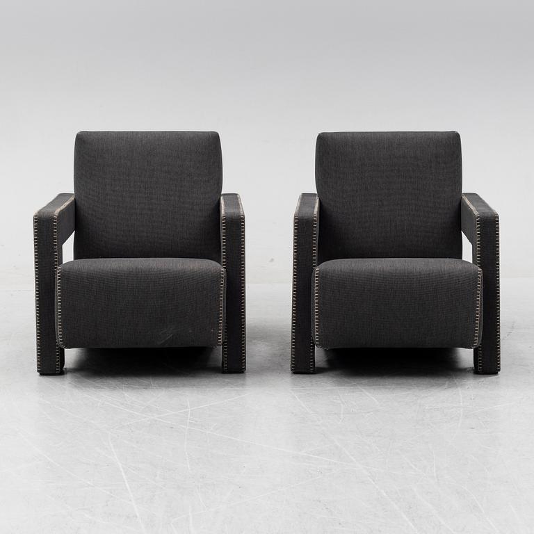 Gerrit Rietveld, "Utrecht", fåtöljer 1 par, Cassina.