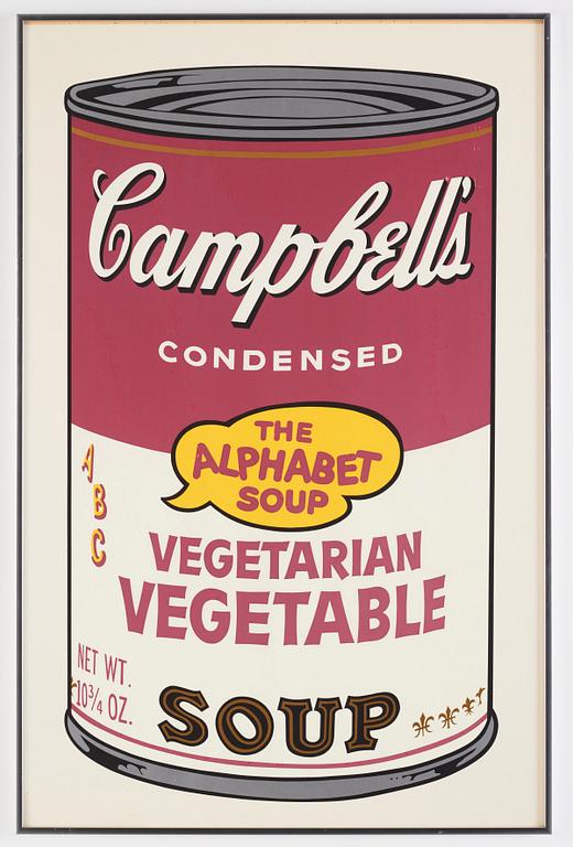 Andy Warhol, "Vegetarian Vegetable, from Campbell's Soup Ⅱ".