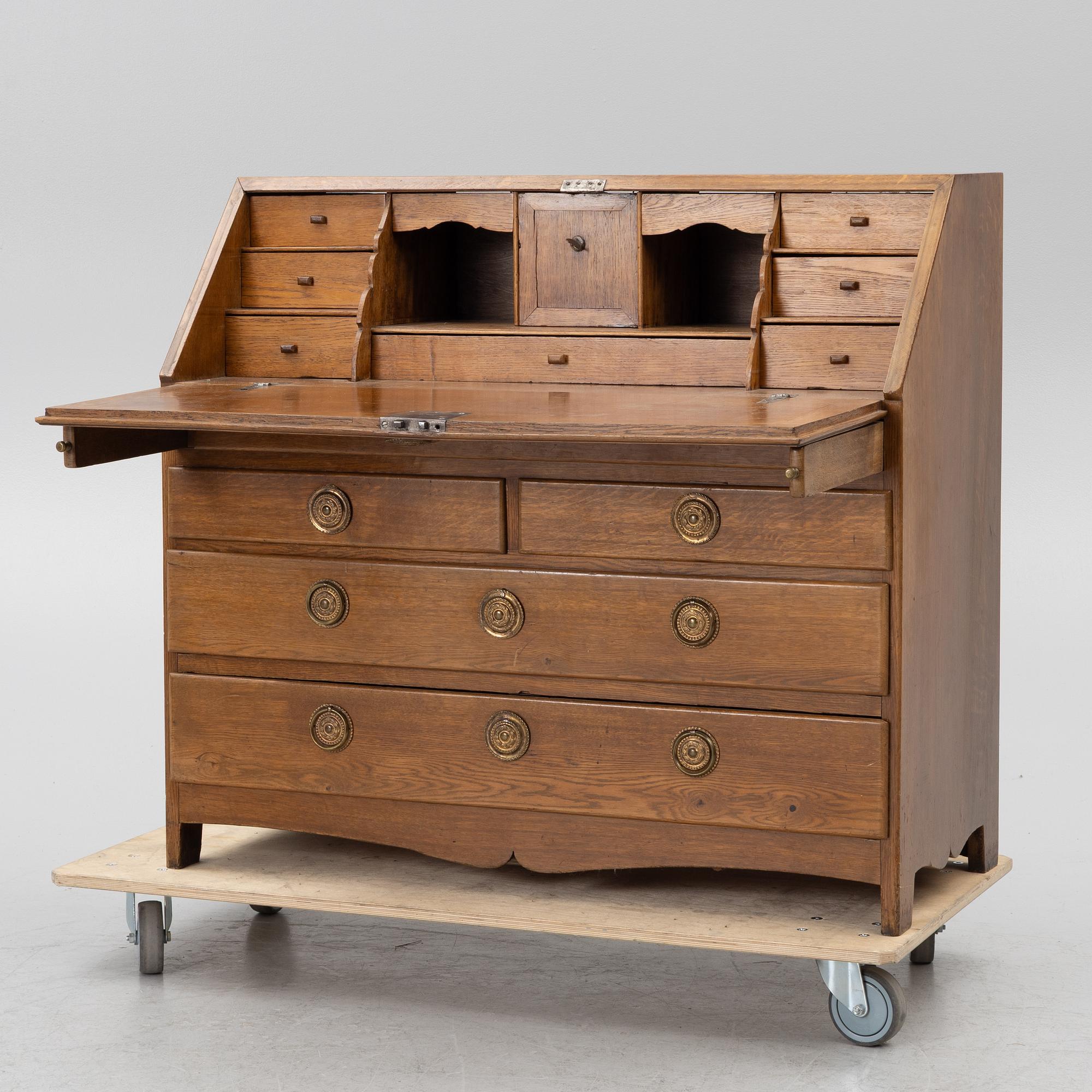 A secrètaire, 19th century.