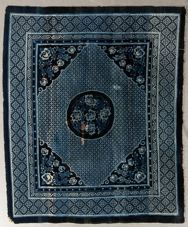 Carpet, China, antique approx. 223x183 cm.