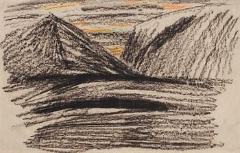 782. Carl Fredrik Hill, Bergslandskap.