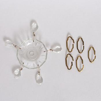 Chandelier, probably Italy, 1960s/70s.