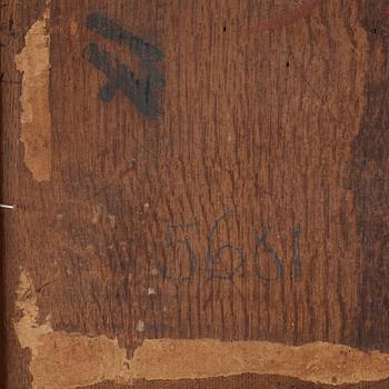 Gerrit Dou Circle of, Reading man with a globe.