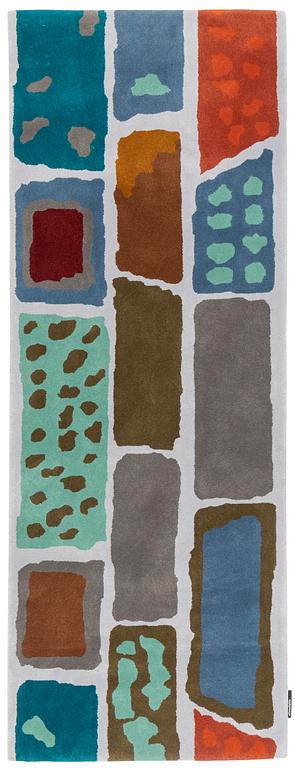 Josef Frank, gallerimatta, "Way 100292", handtuftad,  ca 250 x 93 cm, Almedahls.