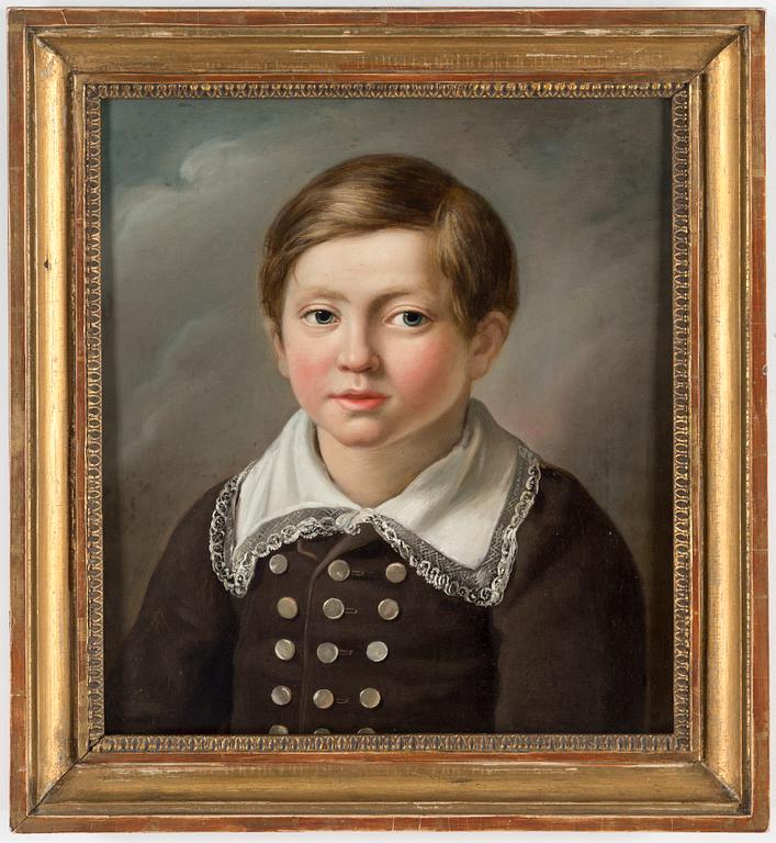 OKÄND KONSTNÄR, olja på duk, 1800-tal.