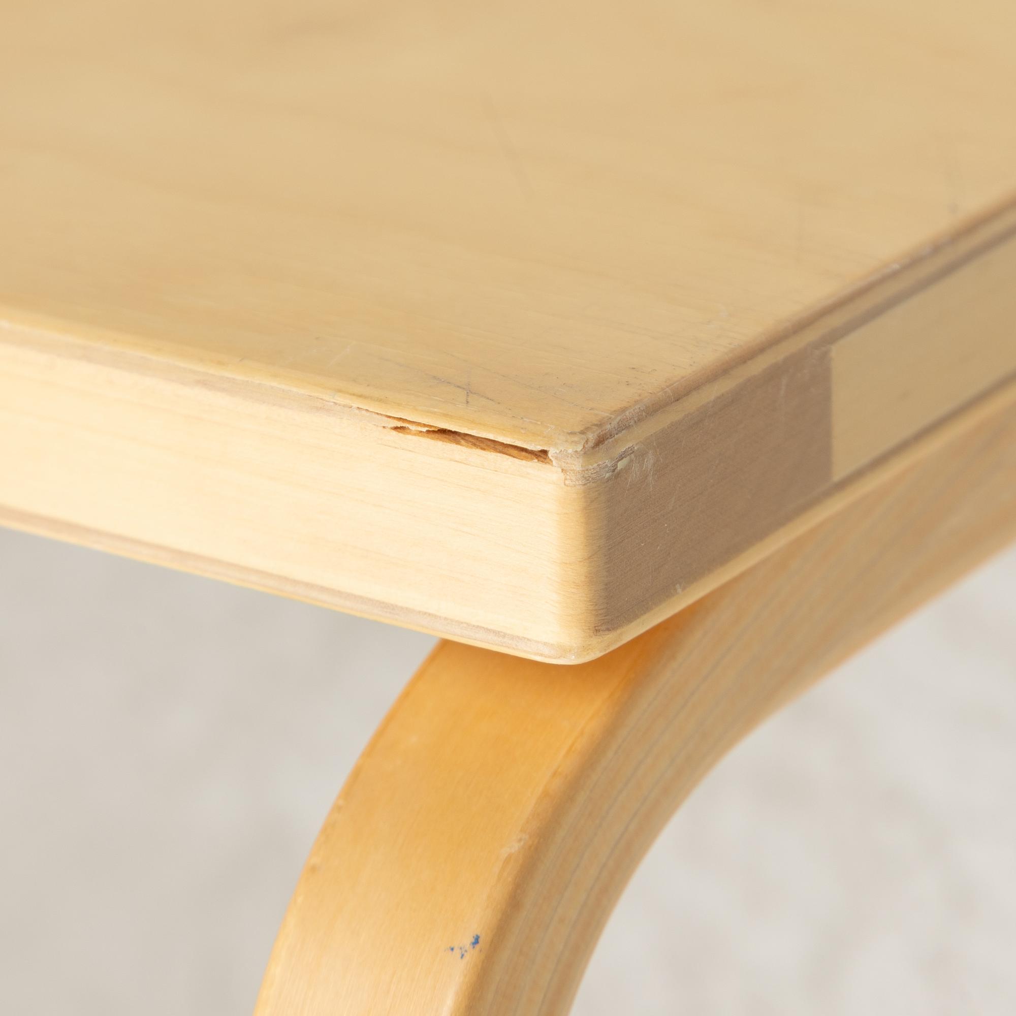 Alvar Aalto, six model 112B wall shelves, Artek, Finland.