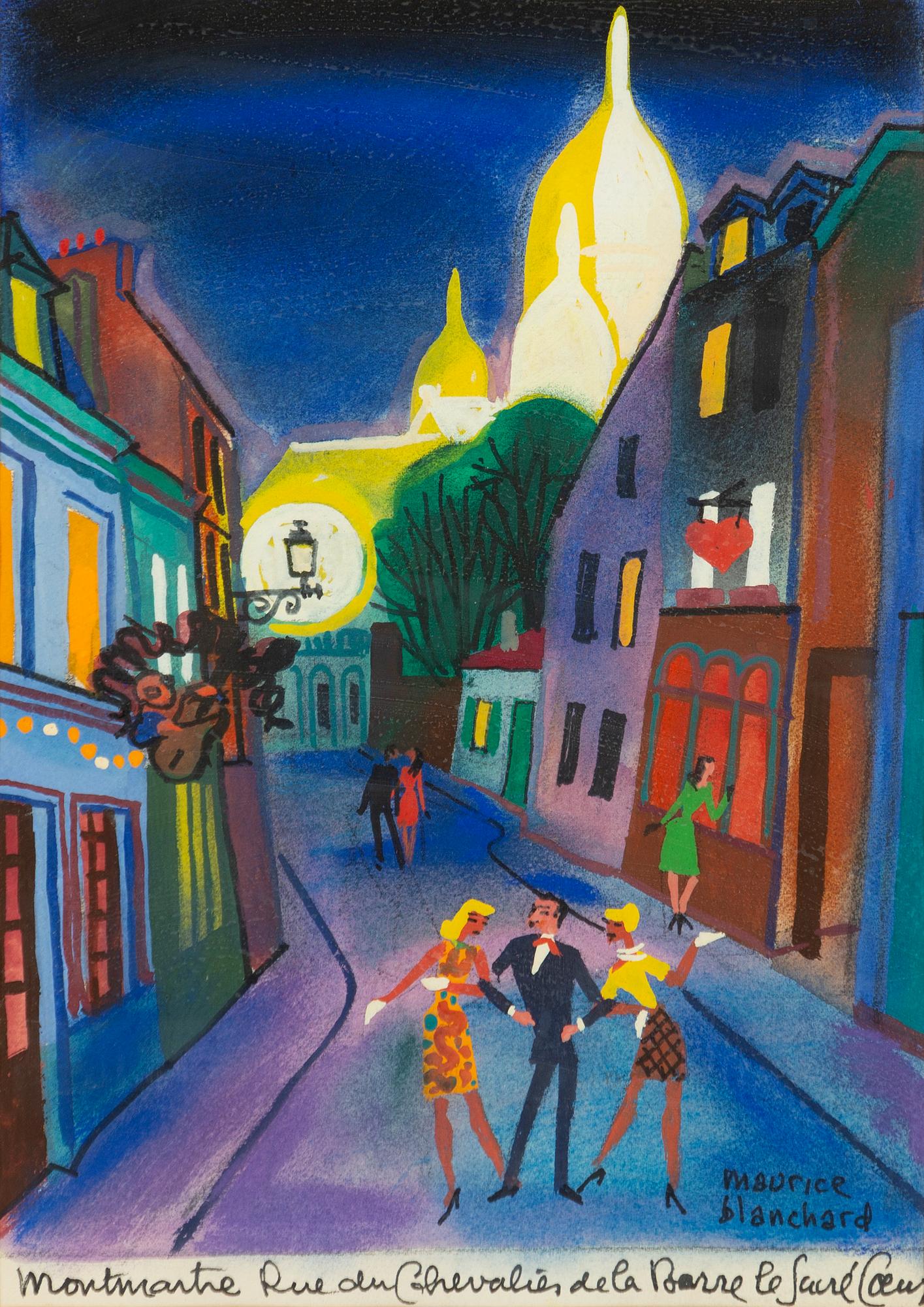 Maurice Blanchard, "Montmartre, Rue des Chevaliers".