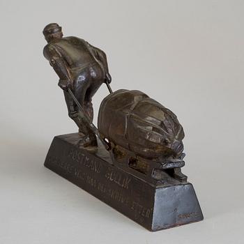 SIGURD NOME, skulptur, brons. Signerad.