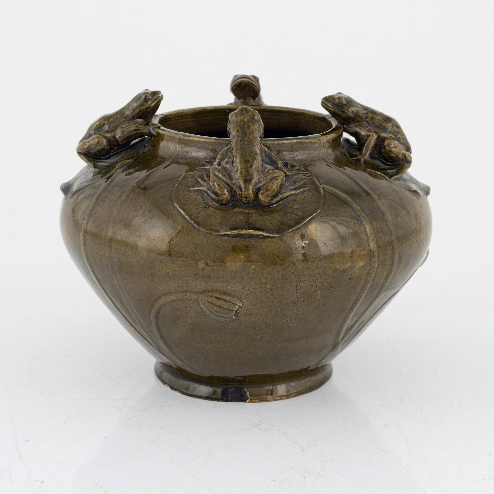 Karl Robert Svensson, vas, Höganäs, lergods, jugend.